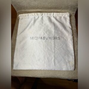 Michael Kors 13” x 13” Satin Drawstring Dust Bag - EUC